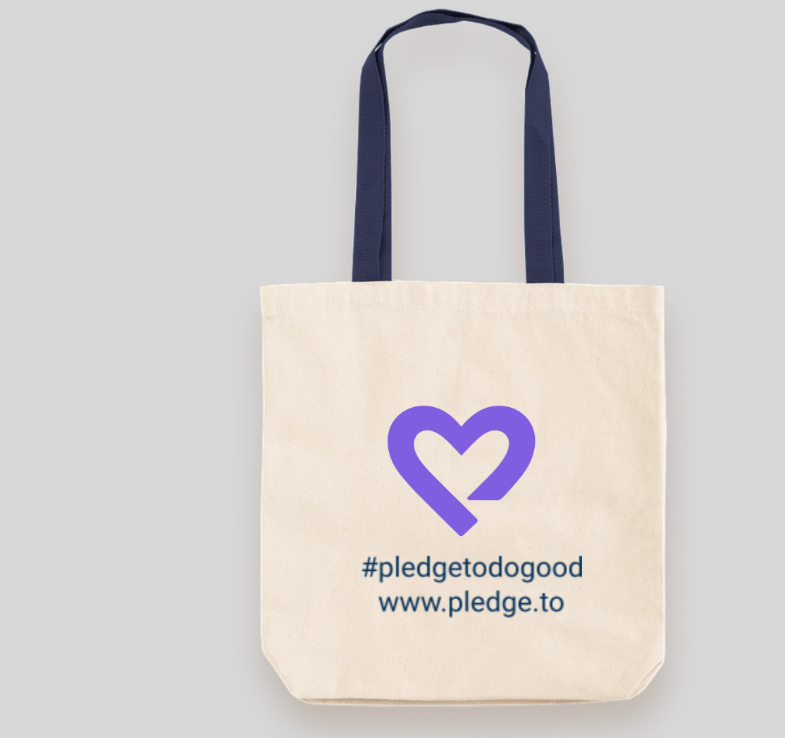 Pledge Natural Tote Bag