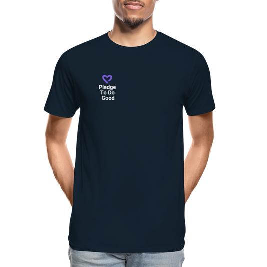Pledge To Do Good organic T-shirt - deep navy